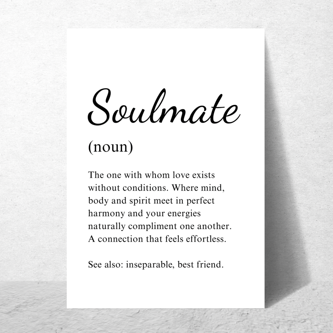 Soulmate Noun Frame