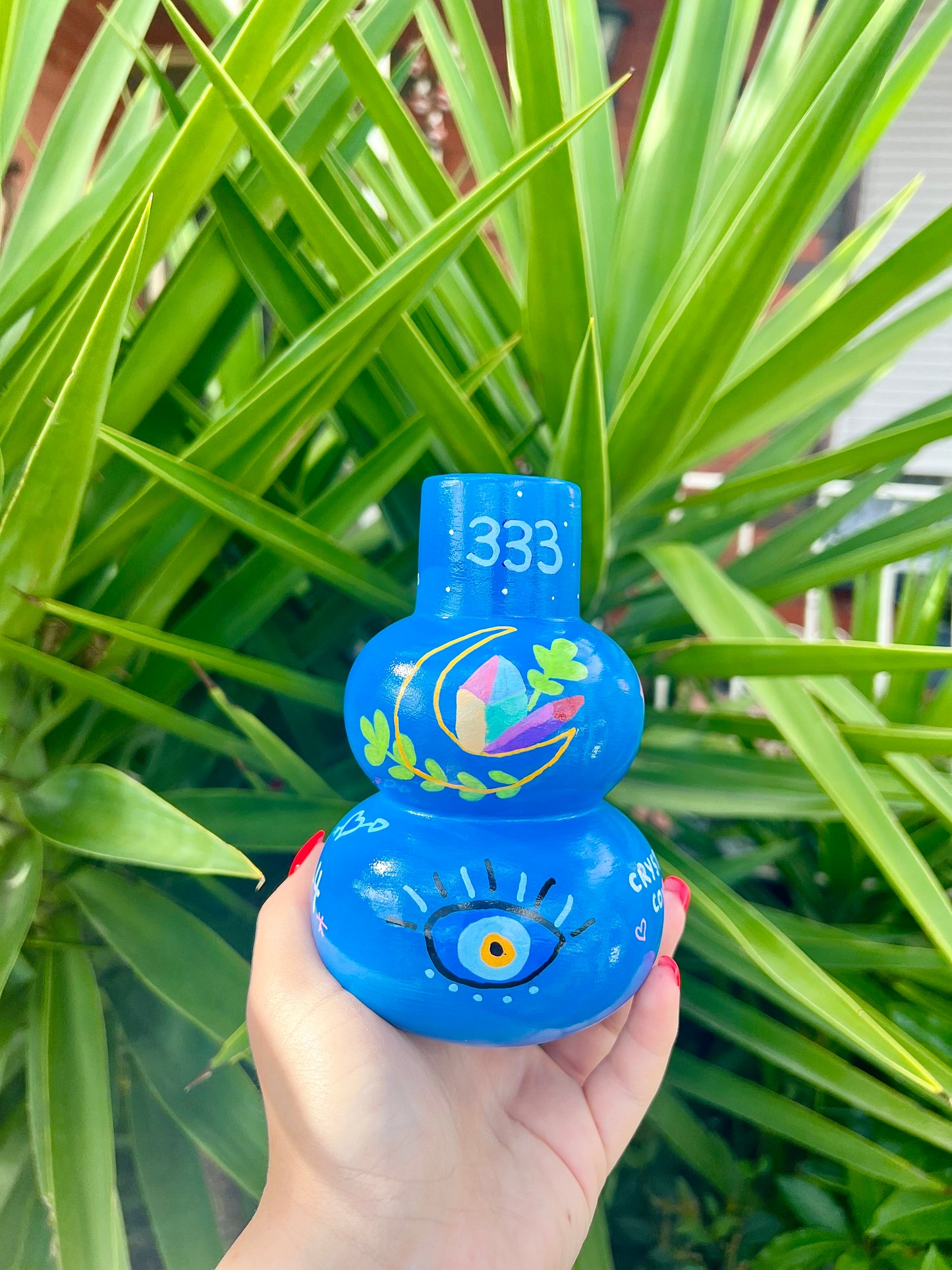 Custom Painted Vase
