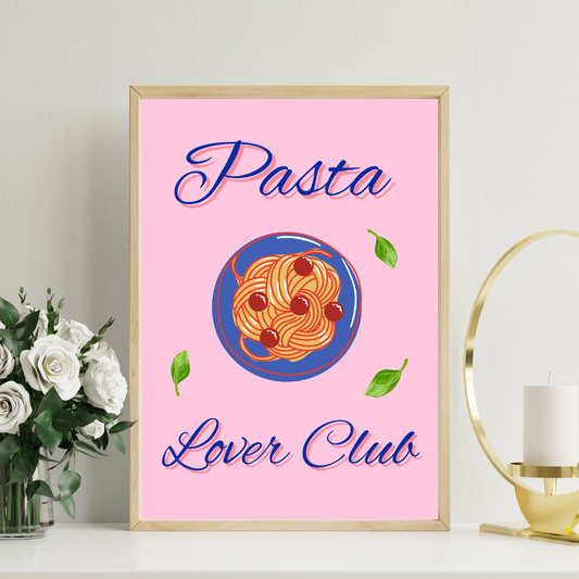 Pasta Lover Club Print