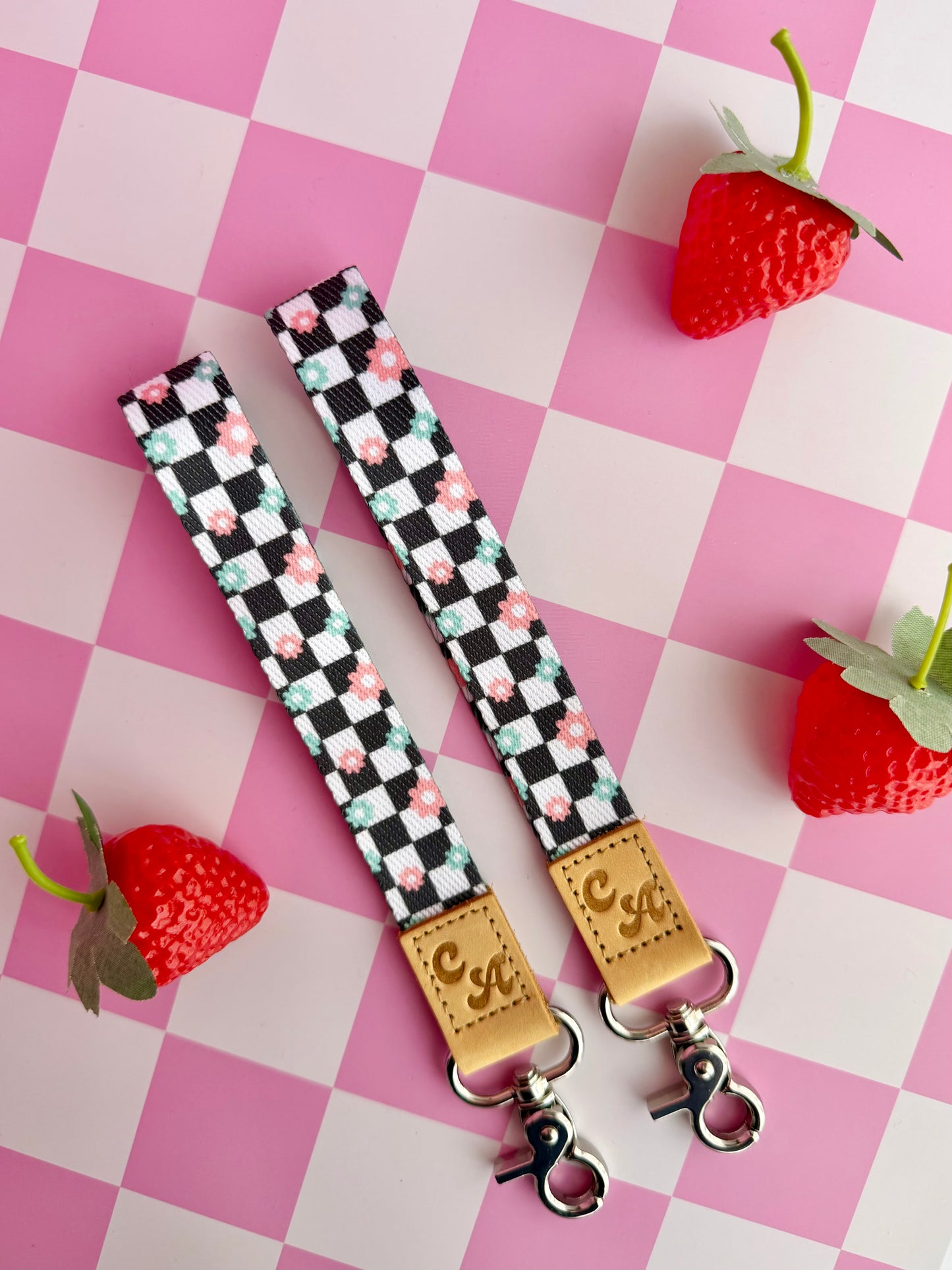 Retro Bloom Wristlet