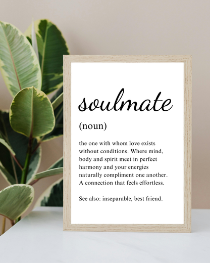 Soulmate Noun Frame