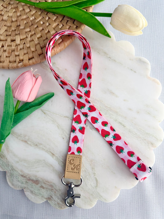 Strawberry Lanyard