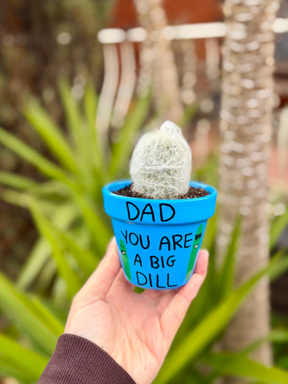Dad Dill Pot - Royal Blue