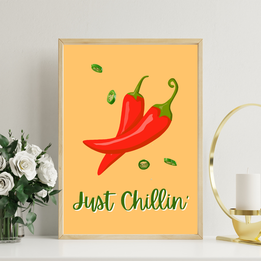 Just Chillin Print