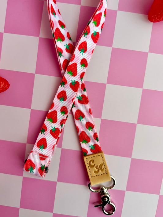 Strawberry Fields Lanyard