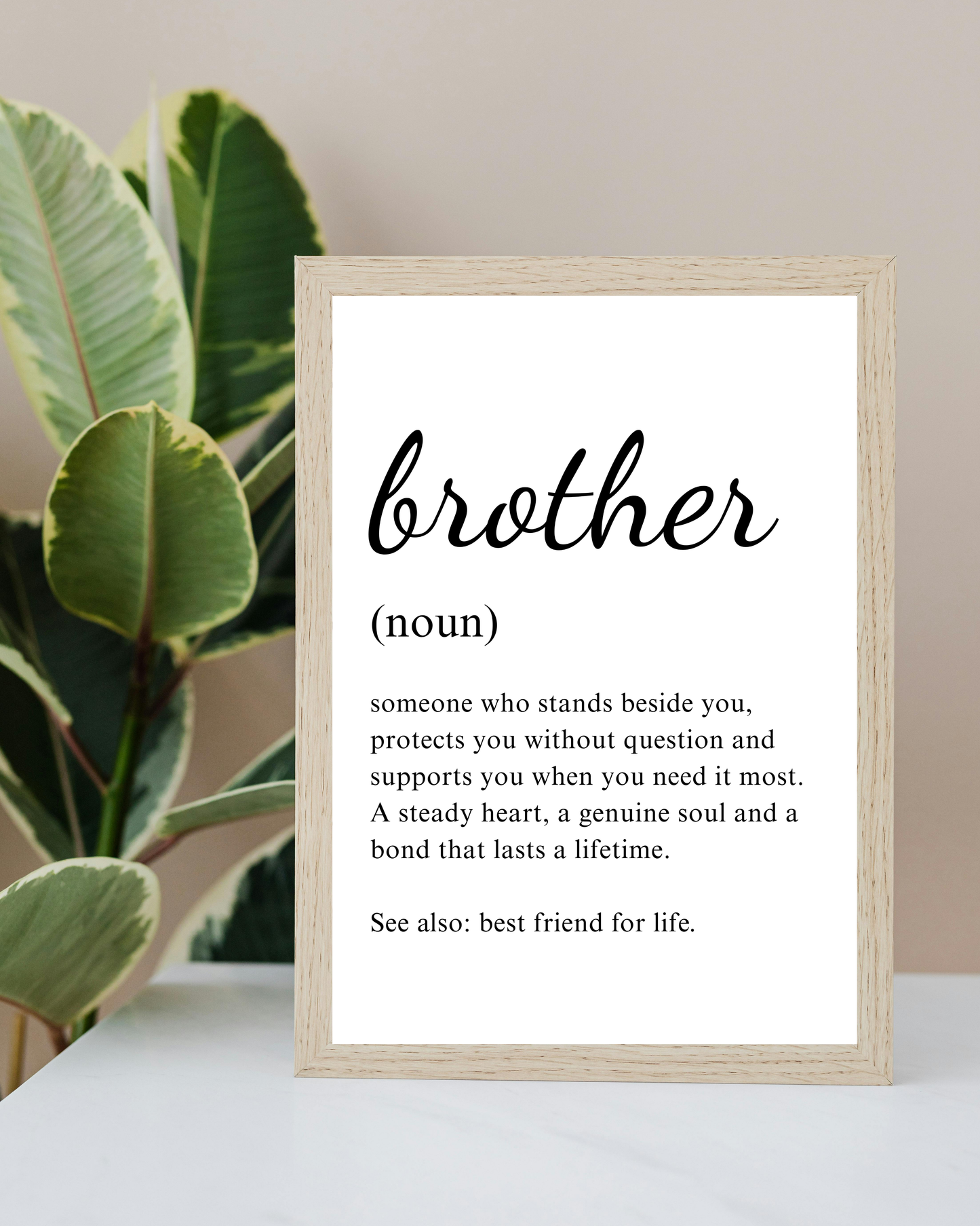 Brother Noun Frame