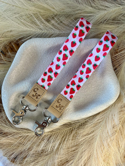 Strawberry Wristlet