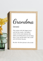 Grandma Noun Frame