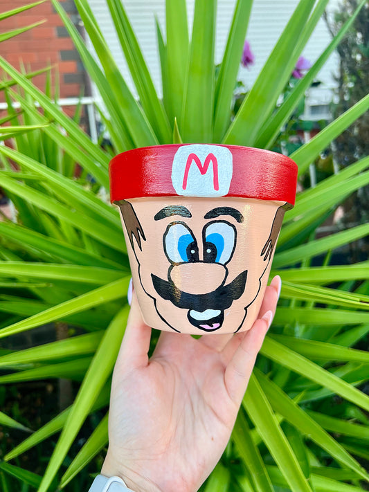 Mario Painted Pot