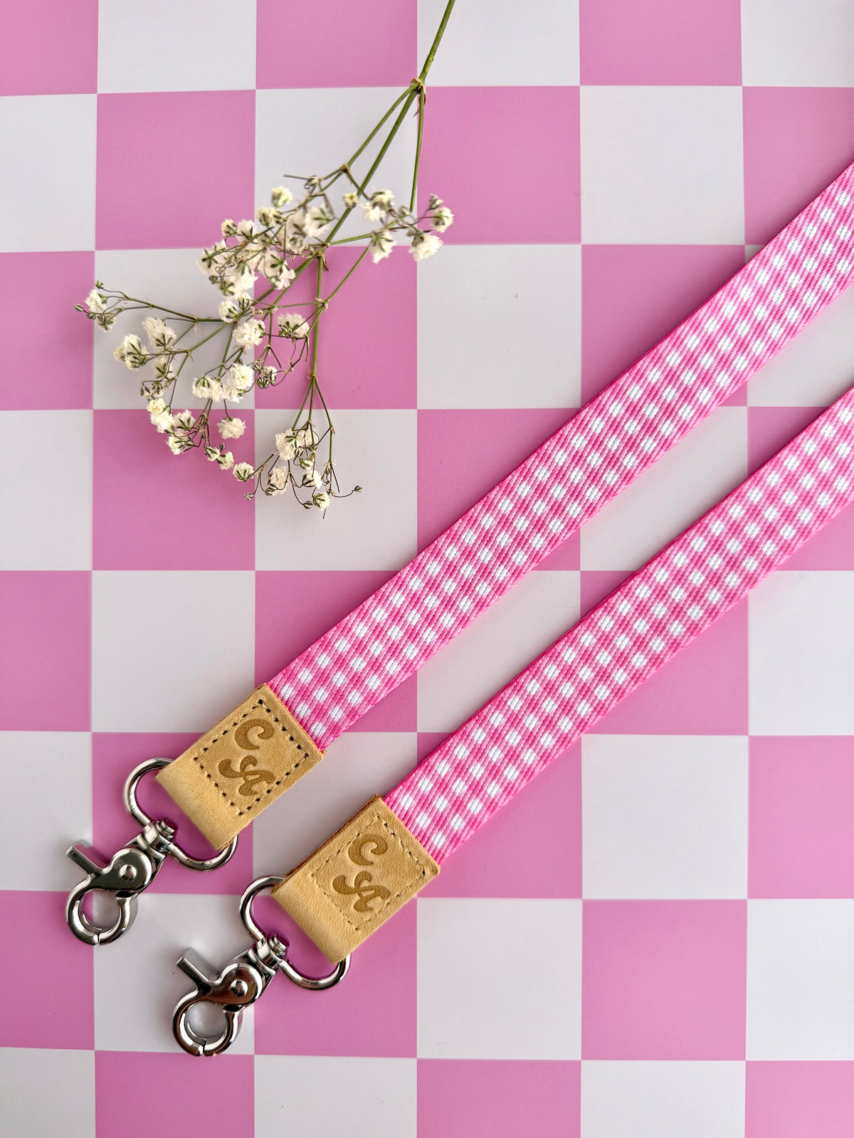 Pink Picnic Lanyard