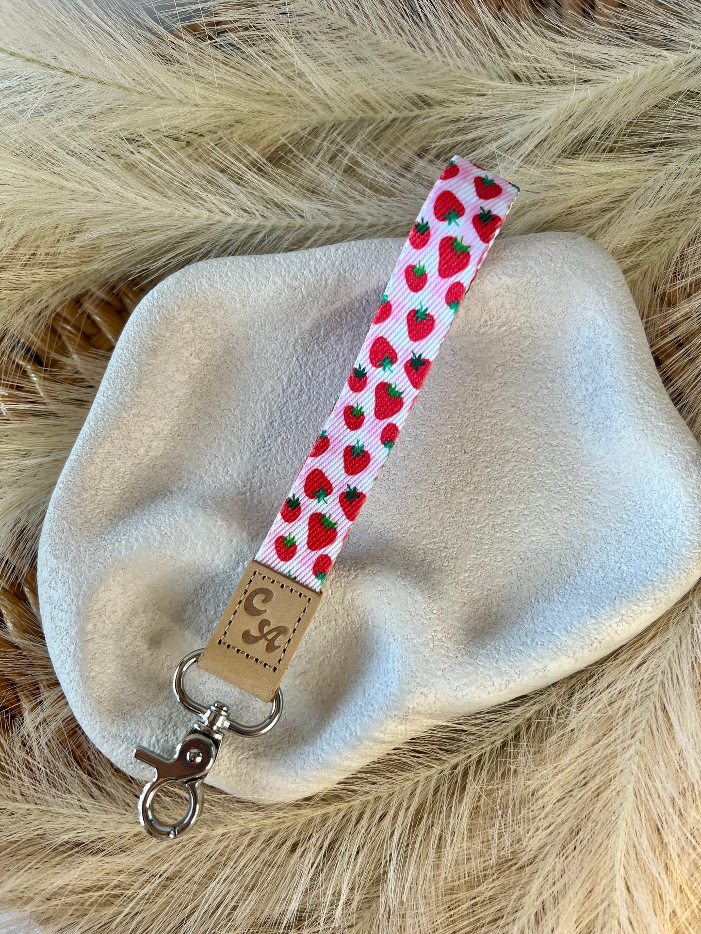 Strawberry Wristlet