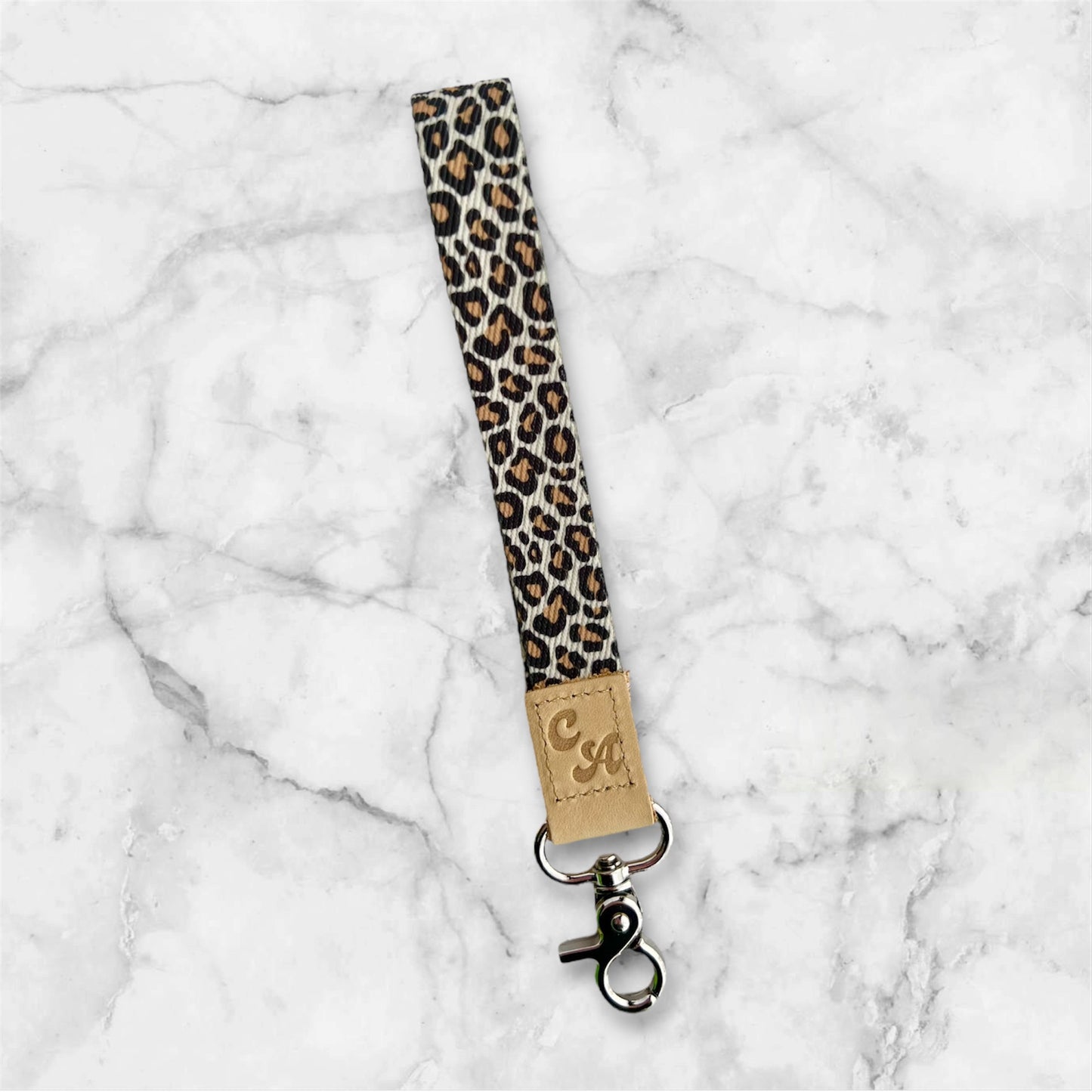 Leopard Wristlet