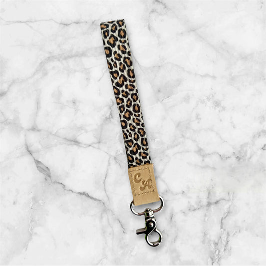 Leopard Wristlet