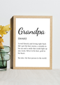 Grandpa Noun Frame