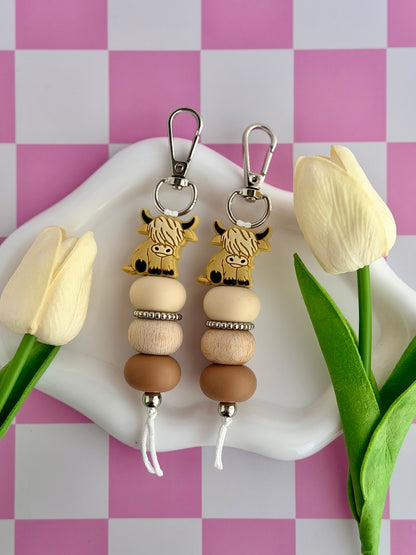 Highland Cow Keyring