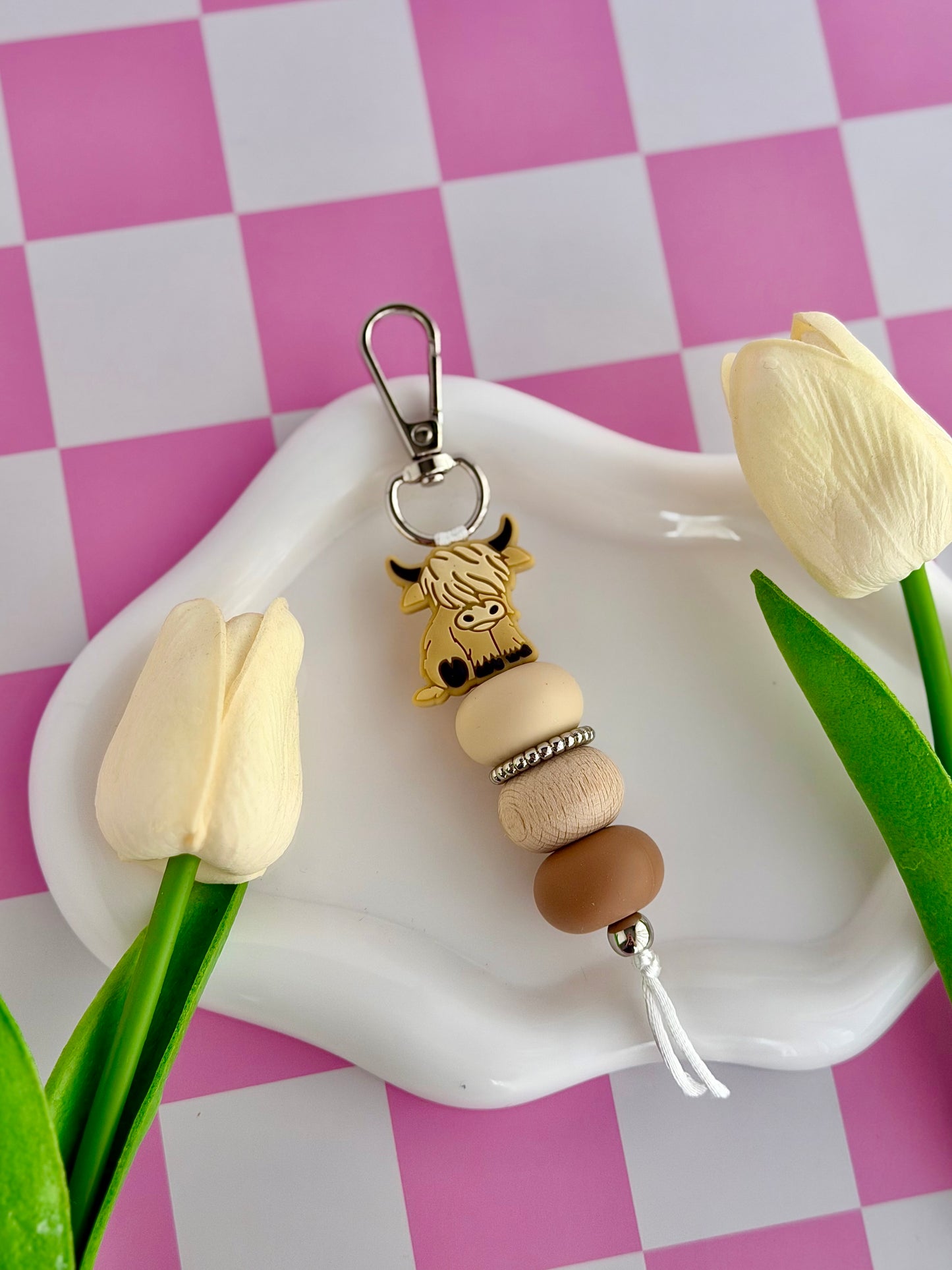 Highland Cow Keyring