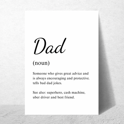Dad Noun Frame