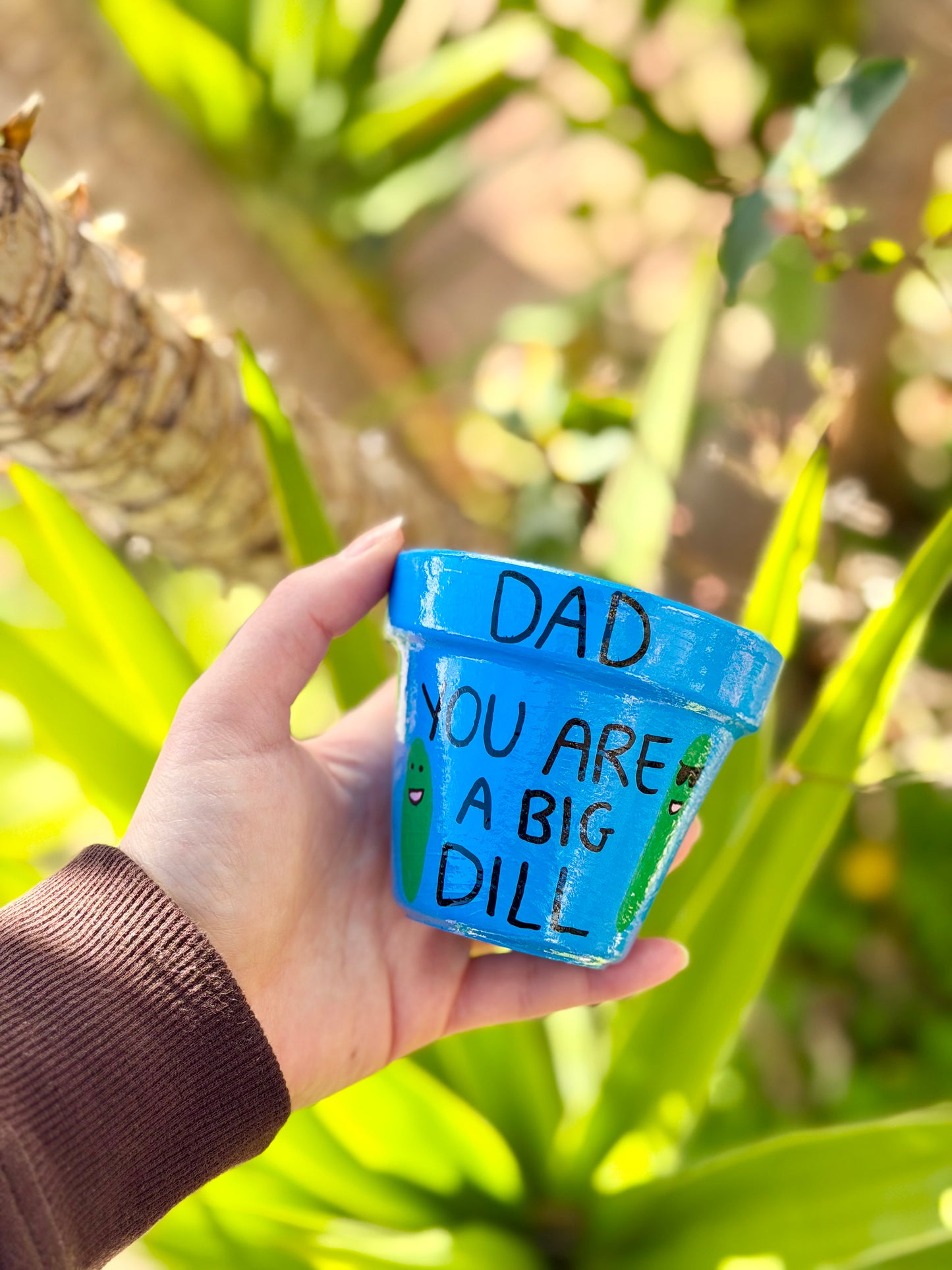 Dad Dill Pot - Royal Blue