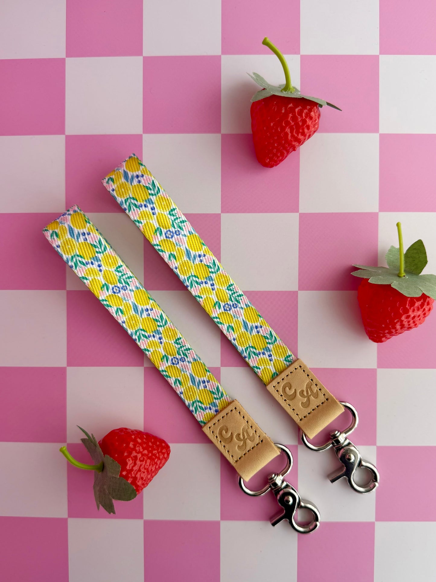 Lemon Bliss Wristlet