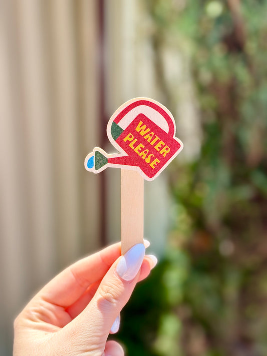 Water Please Plant Label