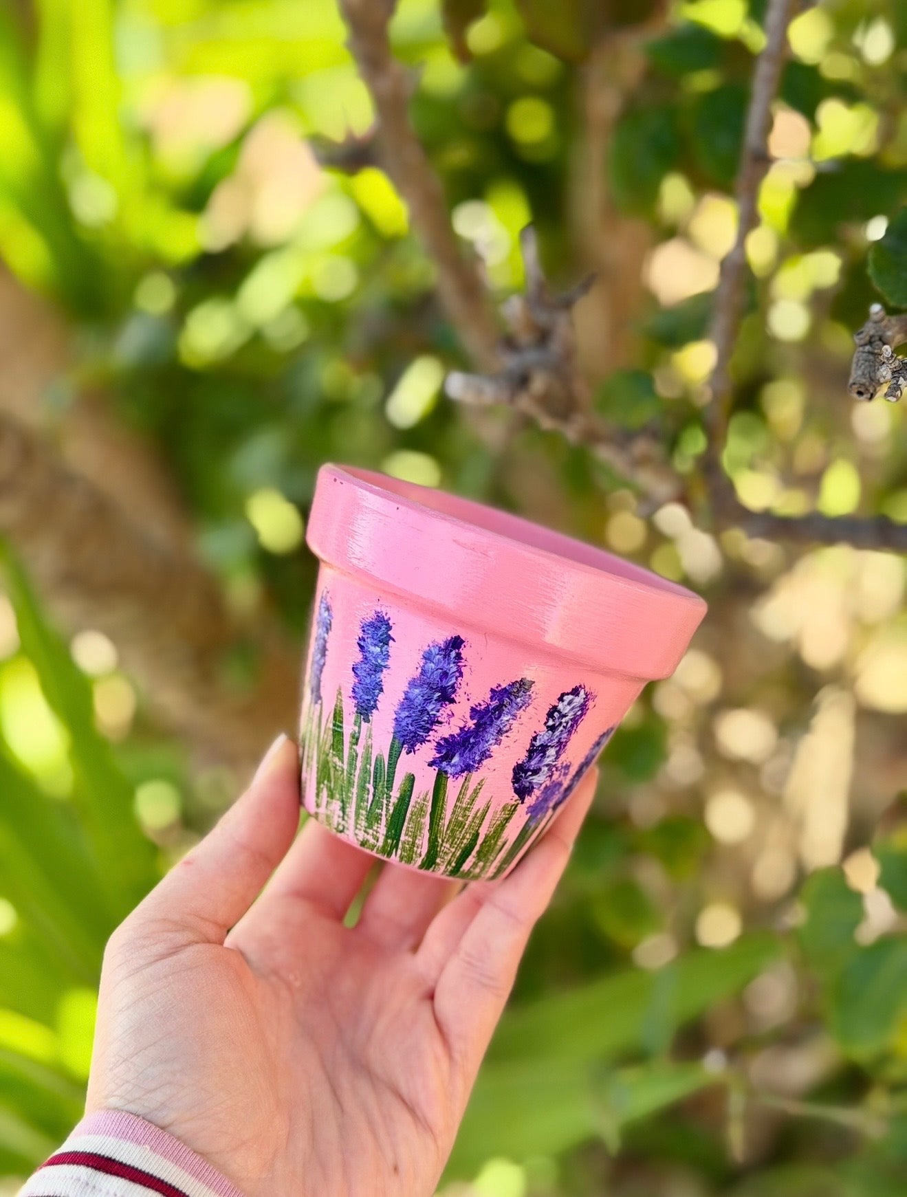 Lavender Goddess Pot