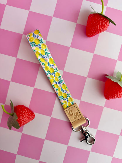 Lemon Bliss Wristlet