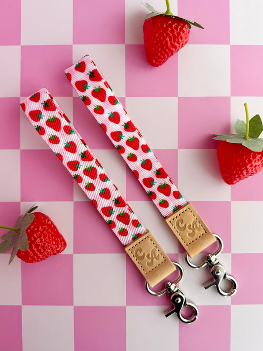 Strawberry Fields Wristlet