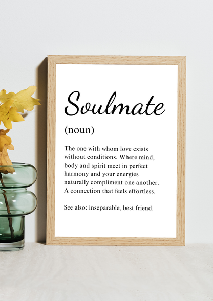 Soulmate Noun Frame