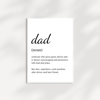 Dad Noun Frame