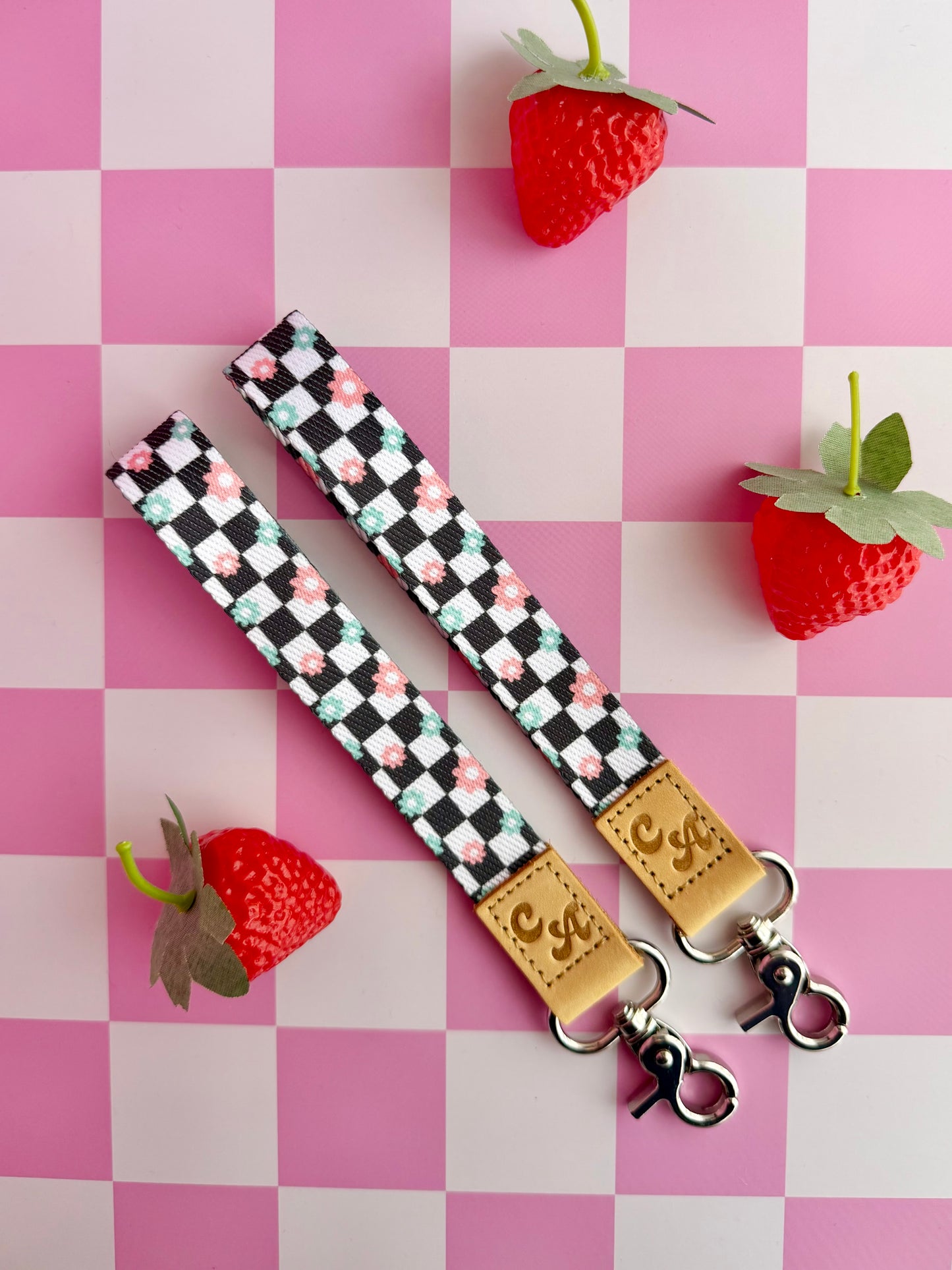Retro Bloom Wristlet