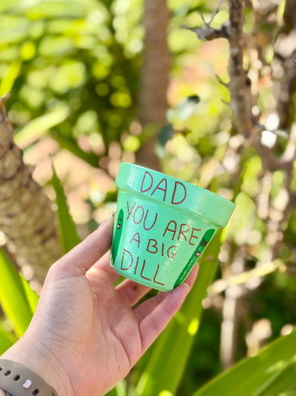 Dad Dill Pot - Green
