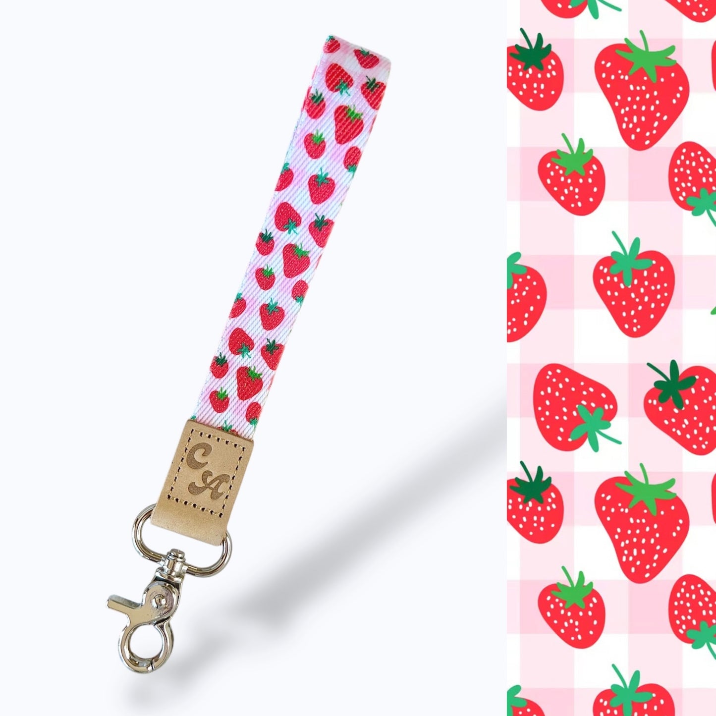Strawberry Wristlet