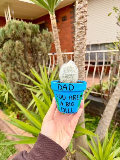 Dad Dill Pot - Royal Blue