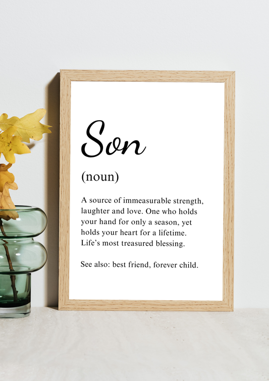 Son Noun Frame
