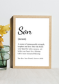 Son Noun Frame