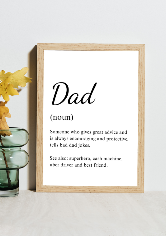 Dad Noun Frame