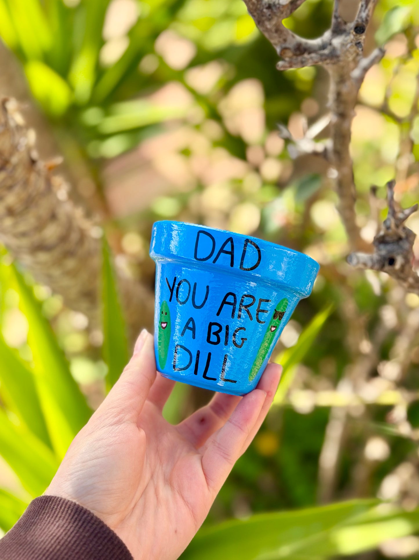 Dad Dill Pot - Royal Blue