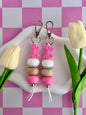 Bow Keyring - Pink